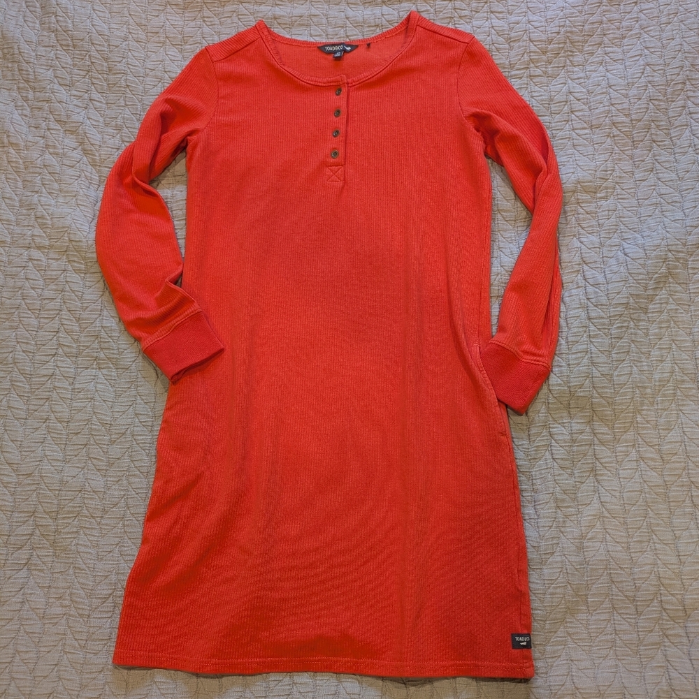 Toad & Co Ponderosa Long Sleeve Henley Dress